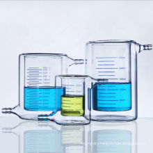 50- 2000ml High temperature resistant borosilicate glass chemistry laboratory equipment pyrex double beaker